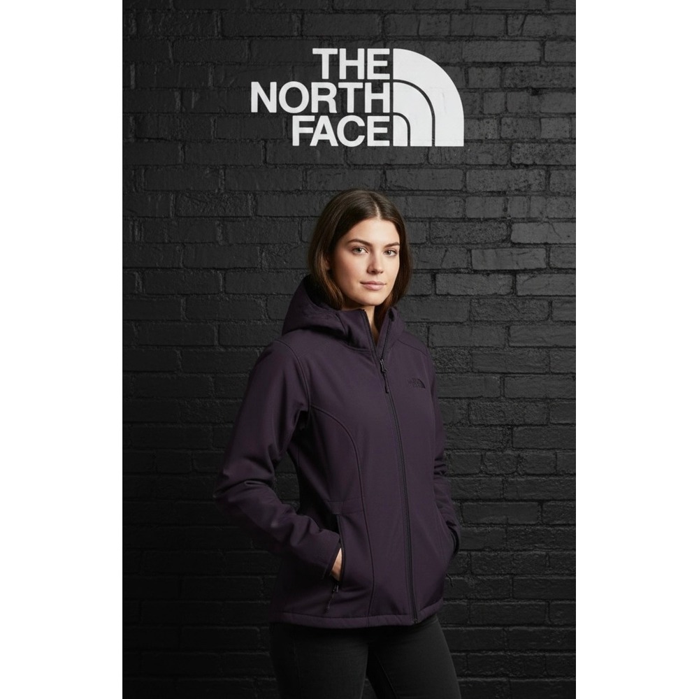 🔥 The North‎ Face💜 Warm Winter Purple Fleece Lined  Insulated hooded Coat M